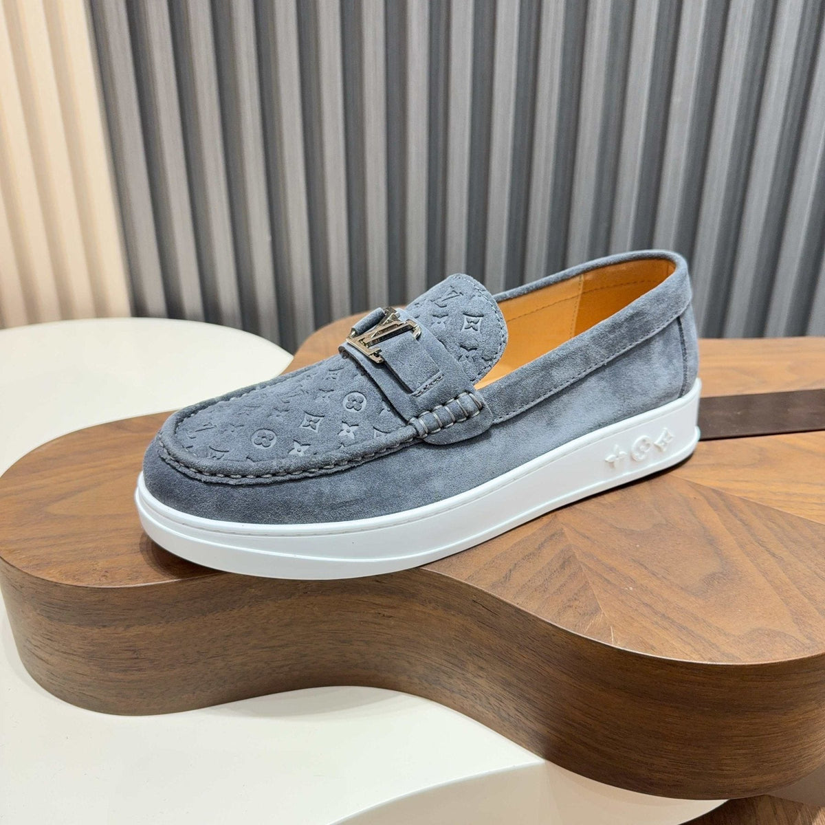 Louis Vuitton Monogram Slip-On Sneakers — front