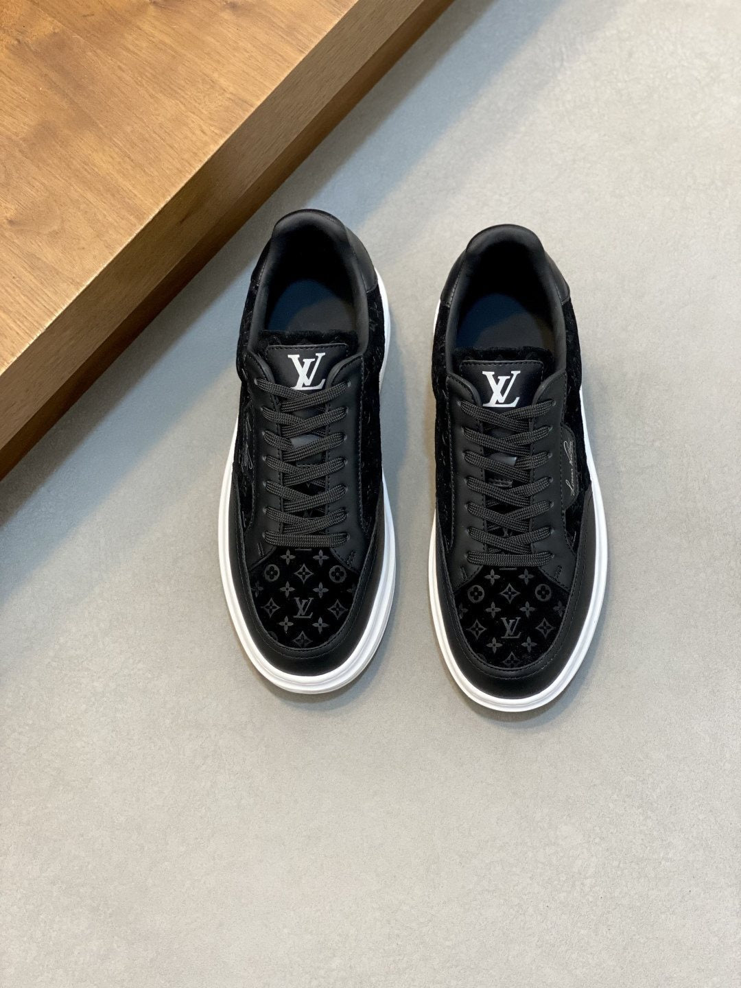 Louis Vuitton Monogram Low-Top Sneakers — front