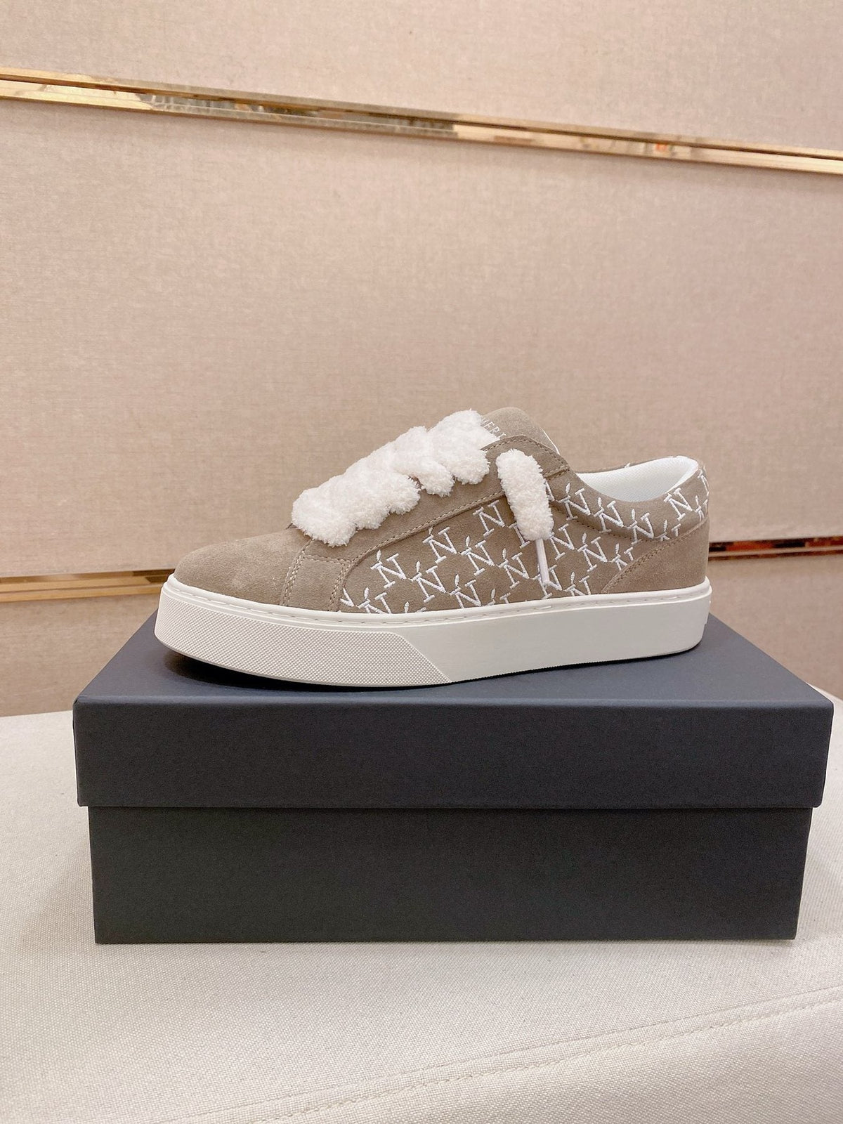 Numeris Suede Low-Top Sneakers — front